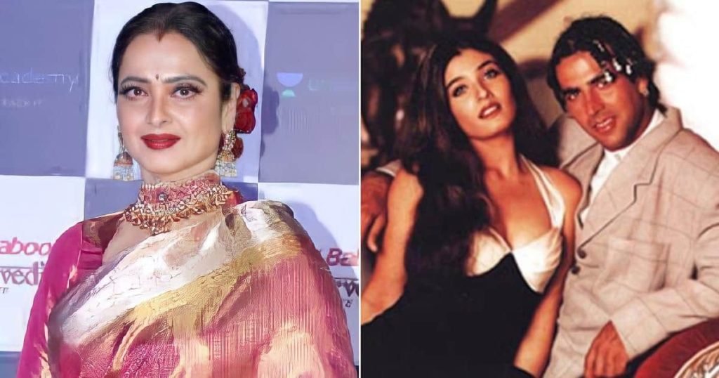 when raveena tandon said akshay kumar tolerated rekha for this reason 001