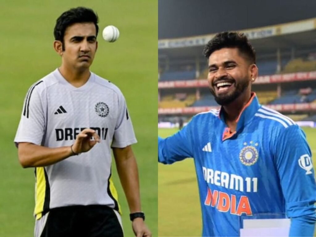 gautam gambhir and shreyas iyer