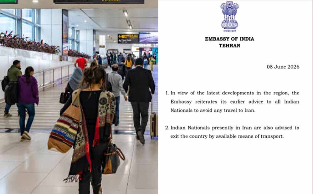 ईरान-इजरायल में महायुद्ध के बीच भारतीयों के लिए हाई अलर्ट, भारतीय दूतावास की सख्त एडवाइजरी—'तुरंत छोड़ें देश' 1 lll